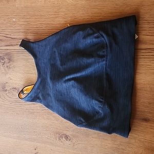 Sorel x prana xsmall sport bra black gray